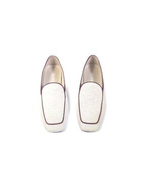 VIVAIA Shoes Size 9 'Leona' Beige Loafers Flats Square Toe Summer Shoes Womens